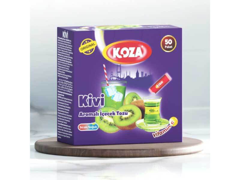 Koza Kiwi Flavored Powder Drink Sachets (50 Pack)