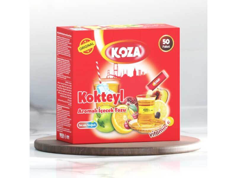 Koza Cocktail Flavored Powder Drink Mix Sachets (50 Pack)