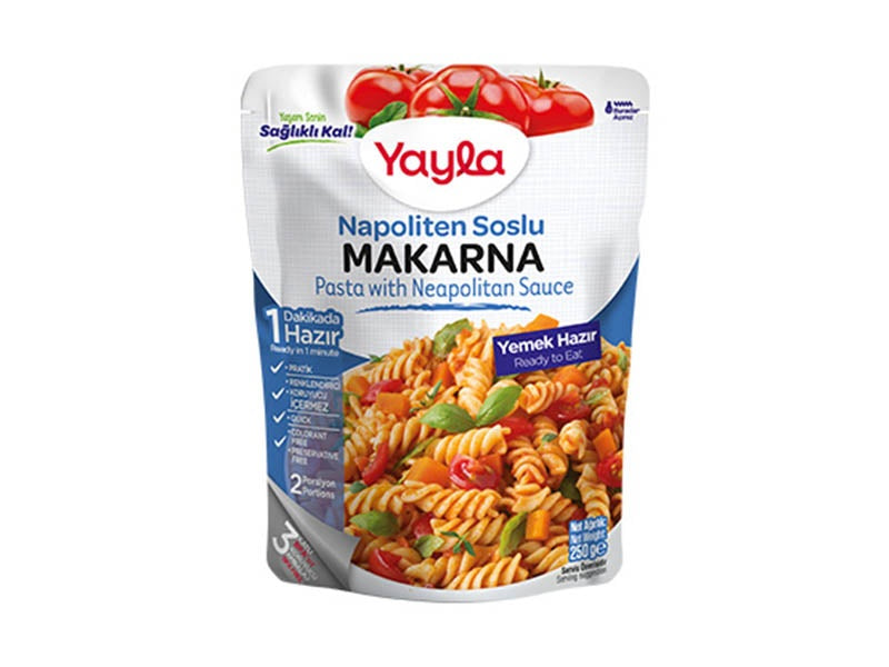Yayla Ready Meal Pasta with Neapolitan Sauce 250g
